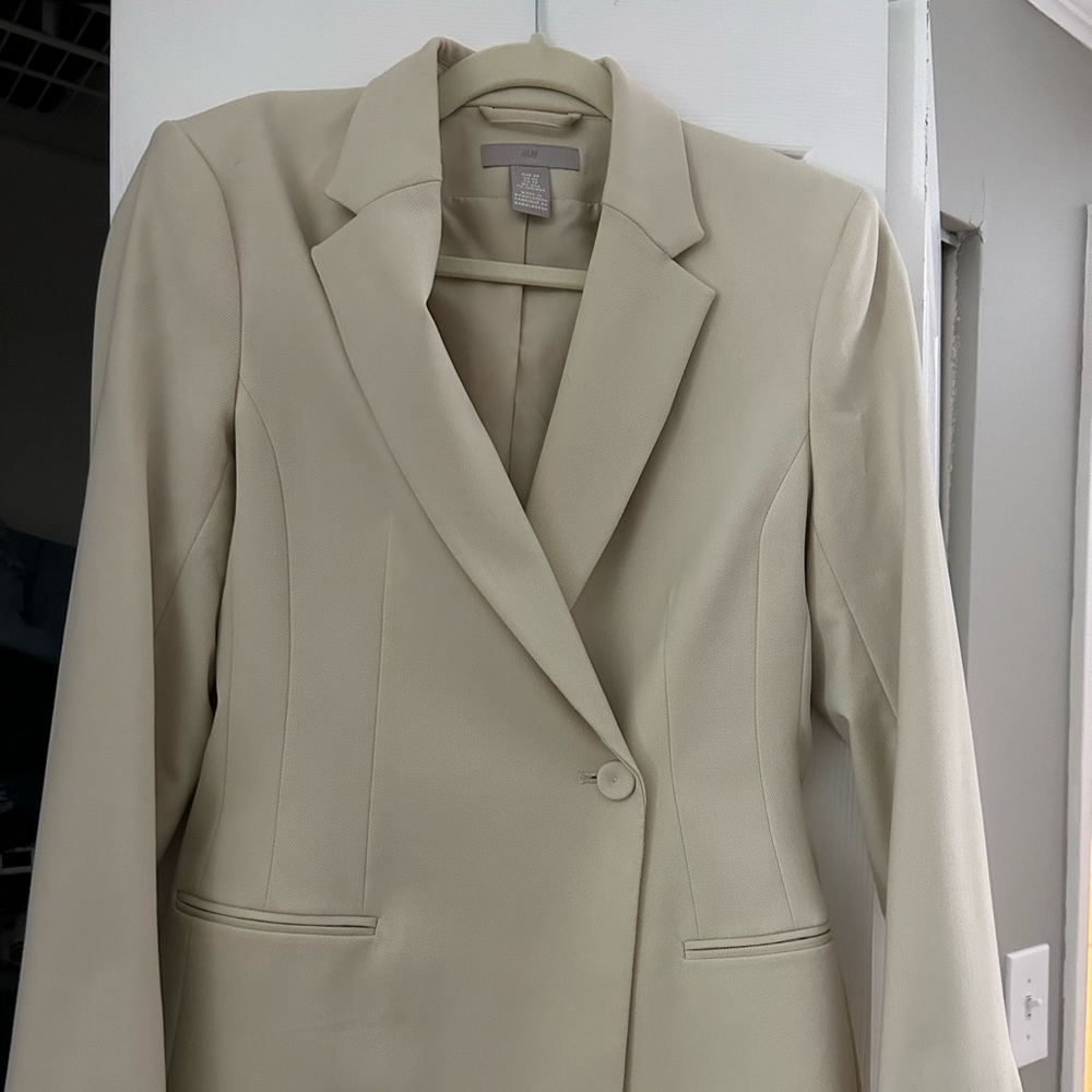Cream blazer